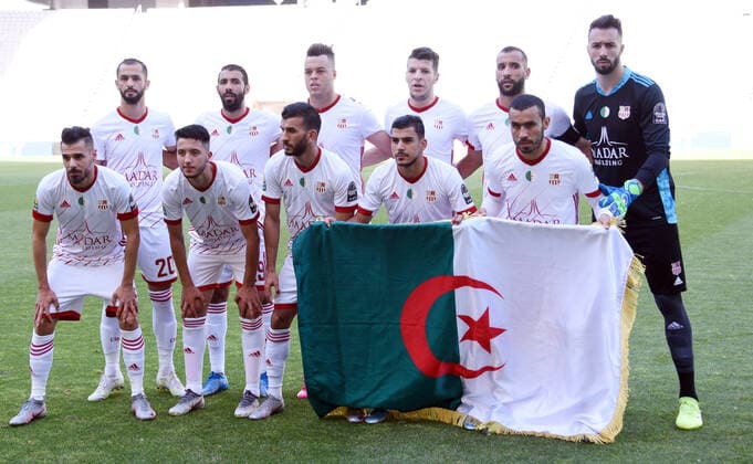 May 22, 2021, Tunis, Tunisia: CR Belouizdad from Algeria line up during the African Champions League quarter-final match between Esperance Sportive de Tunis (EST) and CR Belouizdad from Algeria at Rades stadiums. Tunis Tunisia - ZUMAs197 20210522_zaa_s197_229 Copyright: xJdidixWassimx
