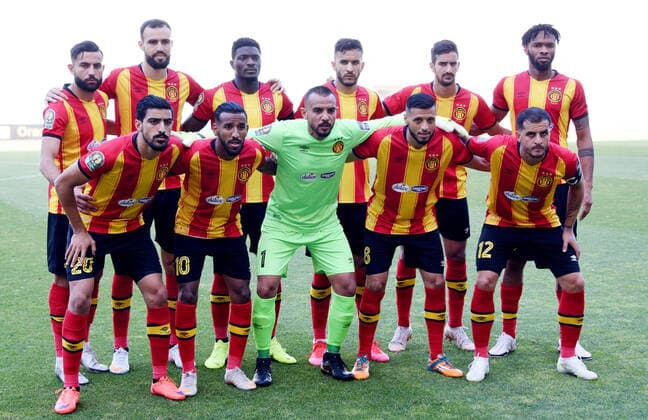 May 22, 2021, Tunis, Tunisia: Esperance sportive line up during the African Champions League quarter-final match between Esperance Sportive de Tunis (EST) and CR Belouizdad from Algeria at Rades stadiums. Tunis Tunisia - ZUMAs197 20210522_zaa_s197_230 Copyright: xJdidixWassimx