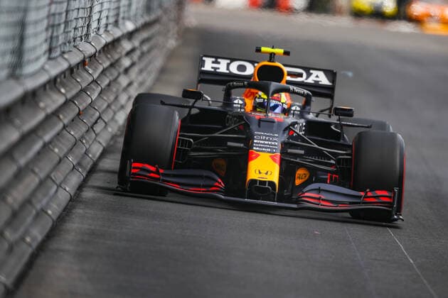 11 PEREZ Sergio (mex), Red Bull Racing Honda RB16B, action during the 2021 Formula One World Championship, WM, Weltmeisterschaft Grand Prix of Monaco from on May 20 to 23 in Monaco - FORMULE 1 : Grand prix de Monaco - Course - Monaco - 23 05 2021 DPPI PANORAMIC  00121009__GO02659