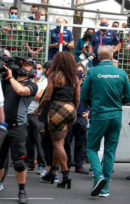 Formel 1, GP Monaco, Serena Williams zu Gast Serena Williams (USA), F1 Grand Prix of Monaco at Circuit de Monaco on May 23, 2021 in Monte-Carlo, Monaco. (Photo by HOCH ZWEI) Monte-Carlo Monaco