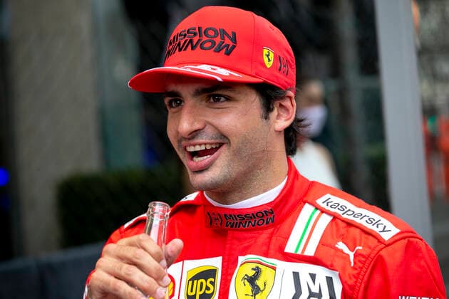 55 Carlos Sainz (ESP, Scuderia Ferrari Mission Winnow), F1 Grand Prix of Monaco at Circuit de Monaco on May 23, 2021 in Monte-Carlo, Monaco. (Photo by HOCH ZWEI) Monte-Carlo Monaco