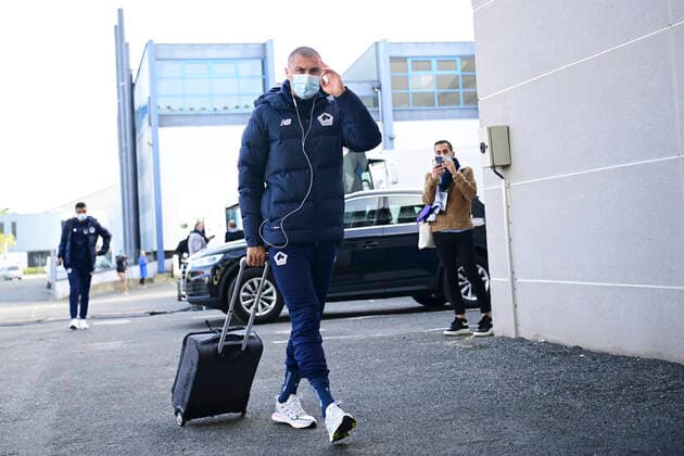 Arrivee des joueurs du LOSC Burak Yilmaz (Losc) FOOTBALL : Sco Angers vs LOSC - 38e journee Ligue 1 Uber Eats - 23 05 2021 JBAutissier Panoramic 