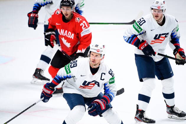 210523 Justin Abdelkader of USA during the 2021 IIHF Ice hockey, Eishockey World Championship, WM, Weltmeisterschaft game between Canada and USA on May 23, 2021 in Riga. Photo: Simon Hastegard BILDBYRAN kod SH SH0112 ishockey ice hockey ishockey-vm iihf ice hockey world championship canada kanada usa day 3 bbeng Copyright: SIMONxHASTEGARD BB210523SH216