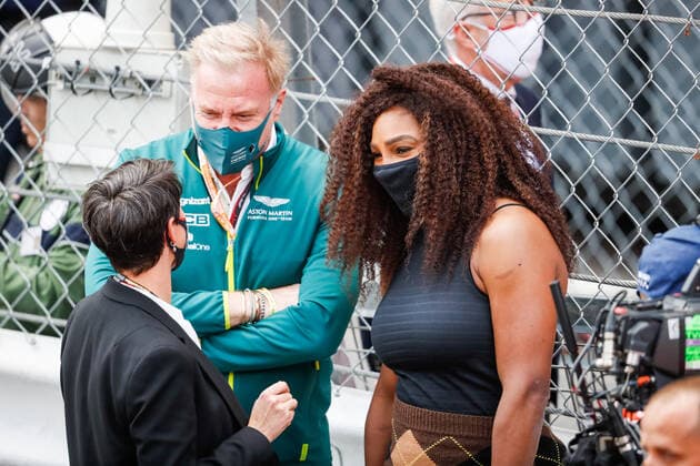 Formel 1, GP Monaco, Serena Williams zu Gast Serena Williams (USA), F1 Grand Prix of Monaco at Circuit de Monaco on May 23, 2021 in Monte-Carlo, Monaco. (Photo by HOCH ZWEI) Monte-Carlo Monaco