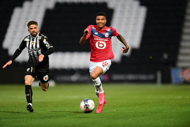 Reinildo (Losc) FOOTBALL : Sco Angers vs LOSC - 38e journee Ligue 1 Uber Eats - 23 05 2021 JBAutissier Panoramic 