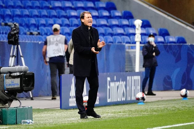 Rudi Garcia (Entraineur de Lyon) FOOTBALL : Lyon vs OGC Nice - Ligue 1 Uber Eats - Lyon - 23 05 2021 NorbertScanella PanoramiC 
