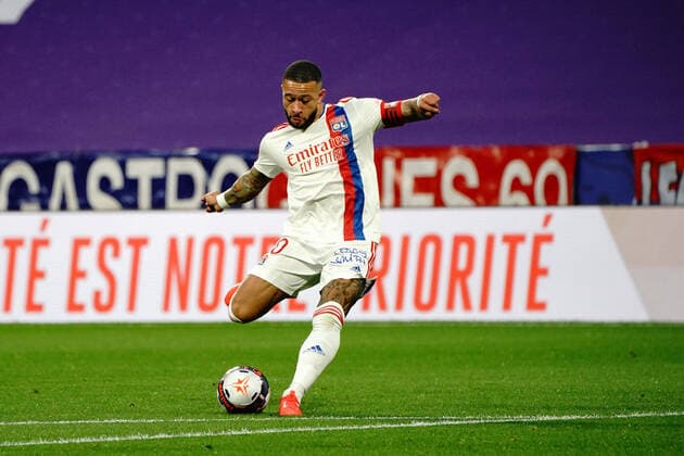 Memphis Depay (Lyon) FOOTBALL : Lyon vs OGC Nice - Ligue 1 Uber Eats - Lyon - 23 05 2021 NorbertScanella PanoramiC 