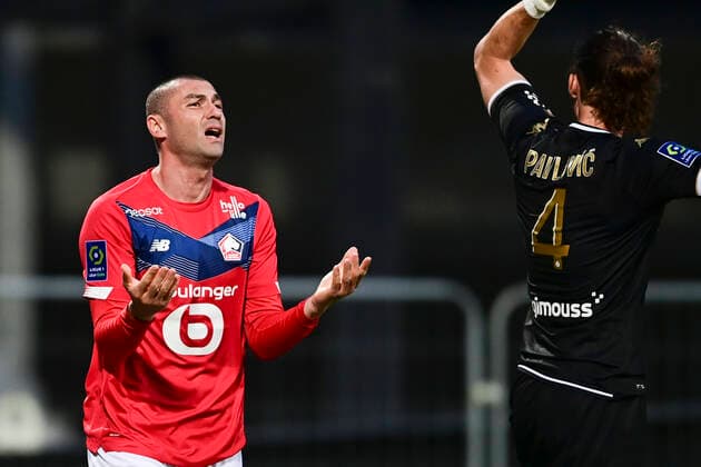 Burak Yilmaz (Losc) FOOTBALL : Sco Angers vs LOSC - 38e journee Ligue 1 Uber Eats - 23 05 2021 JBAutissier Panoramic 