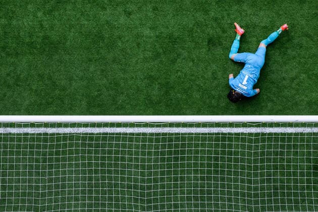 Bilder des Jahres 2021, Sport 05 Mai Sport Themen der Woche KW20 Sport Bilder des Tages 210523 IFK Göteborgs malvakt Ioannis Anestis under fotbollsmatchen i Allsvenskan mellan Djurgarden och IFK Göteborg den 23 maj 2021 i Stockholm. *** 210523 IFK Gothenburgs goalkeeper Ioannis Anestis during the football match in the Allsvenskan between Djurgarden and IFK Gothenburg on 23 May 2021 in Stockholm,  Copyright: JESPERxZERMAN BB210523JZ106