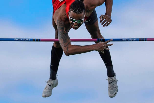 Bilder des Jahres 2021, Sport 05 Mai Sport Themen der Woche KW20 56. Internationales Pfingstsportfest; Rehlingen-Siersburg, 23.05.2021 Bo Kanda Lita Baehre (TSV Bayer 04 Leverkusen); 56. Internationales Pfingstsportfest am 23.05.2021 im Bungertstadion, Saarland. *** 56 International Whitsun Sports Festival Rehlingen Siersburg, 23 05 2021 Bo Kanda Lita Baehre TSV Bayer 04 Leverkusen 56 International Whitsun Sports Festival on 23 05 2021 at the Bungert Stadium, Saarland Copyright: xBEAUTIFULxSPORTS AxelxKohringx