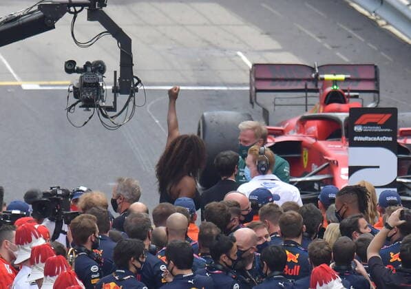Formel 1, GP Monaco, Serena Williams zu Gast FORMULA 1 GRAND PRIX DE MONACO 2021, 20. - 23.05.2021 23.05.2021, Monaco Circuit, Monte Carlo, FORMULA 1 GRAND PRIX DE MONACO 2021, 20. - 23.05.2021 , im Bild Tennisspielerin Serena Williams