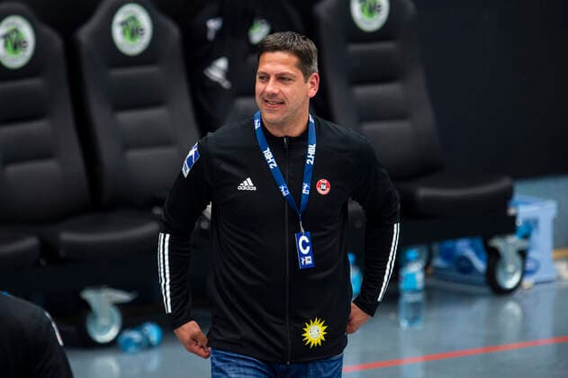 22.05.2021 - Handball, 2020 2021, 2. Bundesliga, 33. Spieltag, TV Emsdetten - TuS-N-Lübbecke: Rolf Hermann (sportlicher Leiter - Lübbecke) Emsdetten Nordrhein-Westfalen Deutschland Ems-Halle