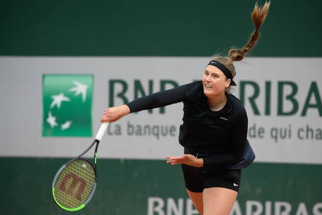 25. Mai 2021Paris France, Tennis French Open Roland Garros 2021 Qualifikation v.l., Antonia Lottner (Deutschland)