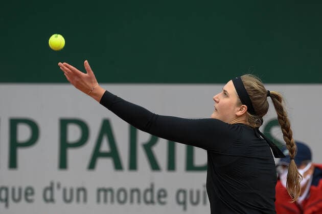25. Mai 2021Paris France, Tennis French Open Roland Garros 2021 Qualifikation v.l., Antonia Lottner (Deutschland)