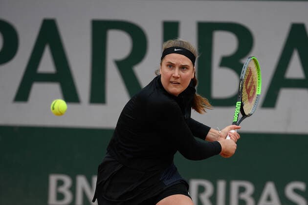 25. Mai 2021Paris France, Tennis French Open Roland Garros 2021 Qualifikation v.l., Antonia Lottner (Deutschland)
