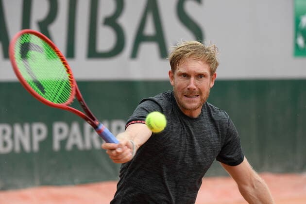 25.Mai 2021 Paris France, Tennis French Open Roland Garros 2021 Qualifikation v.l., Matthias Bachinger (GER)