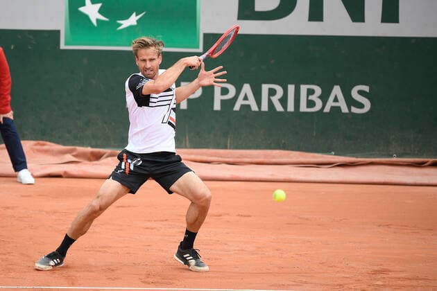 25.Mai 2021 Paris France, Tennis French Open Roland Garros 2021 Qualifikation v.l., Peter Gojowczyk (GER)