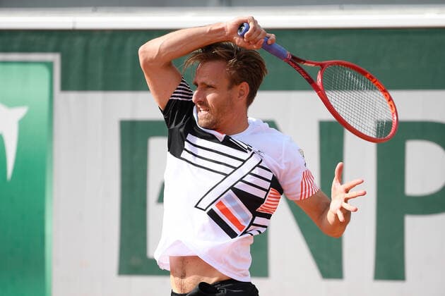 25.Mai 2021 Paris France, Tennis French Open Roland Garros 2021 Qualifikation v.l., Peter Gojowczyk (GER)