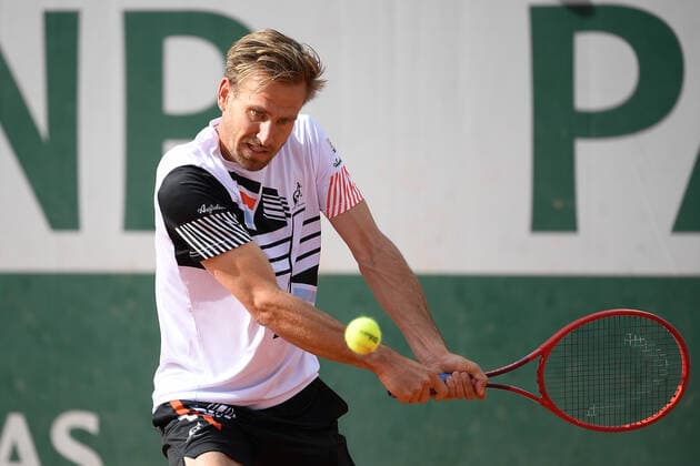25.Mai 2021 Paris France, Tennis French Open Roland Garros 2021 Qualifikation v.l., Peter Gojowczyk (GER)