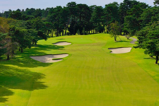 FILE : Kasumigaseki Country Club 15th hole at Kasumigaseki Country Club shot in October 2016, in Kawagoe, Japan. Kasumigaseki CC is the venue for golf at the Tokyo 2020 Olympic Games, Olympische Spiele, Olympia, OS Noxthirdxpartyxsales  (63952088)