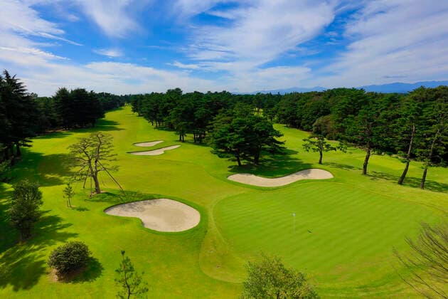 FILE : Kasumigaseki Country Club 14th hole at Kasumigaseki Country Club shot in October 2016, in Kawagoe, Japan. Kasumigaseki CC is the venue for golf at the Tokyo 2020 Olympic Games, Olympische Spiele, Olympia, OS Noxthirdxpartyxsales  (63952185)
