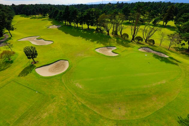 FILE : Kasumigaseki Country Club 2nd hole at Kasumigaseki Country Club shot in October 2016, in Kawagoe, Japan. Kasumigaseki CC is the venue for golf at the Tokyo 2020 Olympic Games, Olympische Spiele, Olympia, OS Noxthirdxpartyxsales  (63952210)