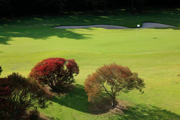 FILE : Kasumigaseki Country Club 3rd hole at Kasumigaseki Country Club shot in October 2016, in Kawagoe, Japan. Kasumigaseki CC is the venue for golf at the Tokyo 2020 Olympic Games, Olympische Spiele, Olympia, OS Noxthirdxpartyxsales  (63952215)