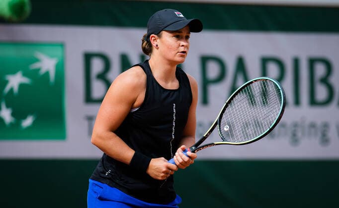 May 26, 2021: IAshleigh Barty of Australia during practice ahead of the 2021 Roland Garros Grand Slam Tournament - ZUMAa181 20210526_zaa_a181_010 Copyright: xRobxPrangex