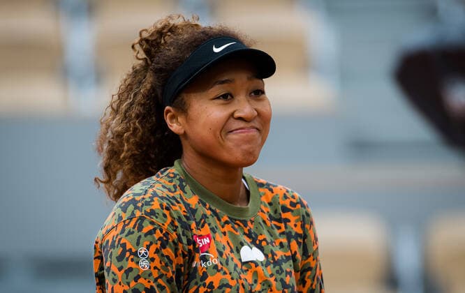 May 26, 2021: Naomi Osaka of Japan during practice ahead of the 2021 Roland Garros Grand Slam Tournament - ZUMAa181 20210526_zaa_a181_023 Copyright: xRobxPrangex