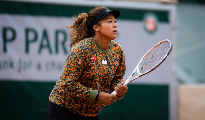 May 26, 2021: Naomi Osaka of Japan during practice ahead of the 2021 Roland Garros Grand Slam Tournament - ZUMAa181 20210526_zaa_a181_026 Copyright: xRobxPrangex