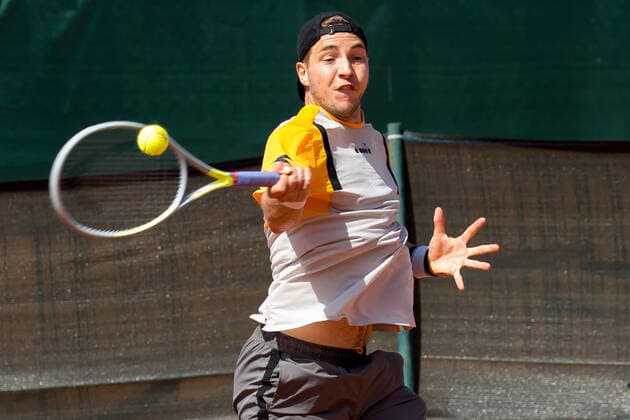 May 26, 2021, Parma, Italy: Parma, Italy, Tennis Club Parma, May 26, 2021, Jan-Lennard STRUFF of the Germany during ATP, Tennis Herren 250 Emilia-Romagna Open 2021 - Tennis Internationals Tennis Internationals - ATP 250 Emilia-Romagna Open 2021, parma, Italy - ZUMAl164 20210526_zsa_l164_006 Copyright: xValerioxOrigox