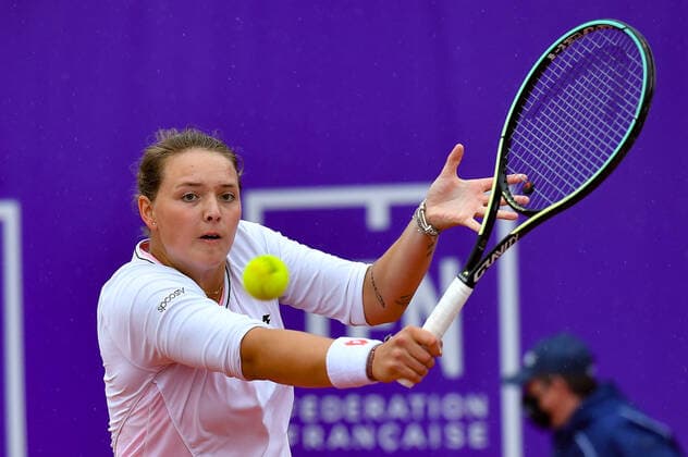 Internationaux de Strasbourg 2021 - Jule Niemeier - Allemagne Tennis :Internationaux de Strasbourg 2021 - France - chryslenecaillaud Panoramic 