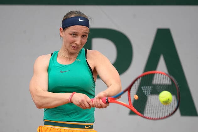 26.05.20121 Paris France, Tennis French Open Roland Garros 2021 v.l., Tamara Korpatsch (GER) Foto: Antonio Borga