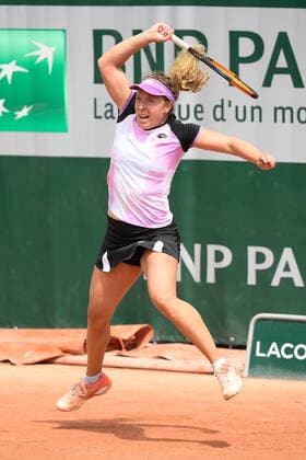 26.05.20121 Paris France, Tennis French Open Roland Garros 2021 v.l., Anna Lena Friedsam (GER) Foto: Antonio Borga