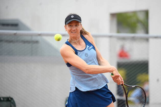 Sport Bilder des Tages 26.05.20121 Paris France, Tennis French Open Roland Garros 2021 v.l., Mona Barthel (GER) Foto: Antonio Borga