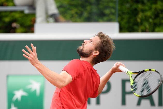 26.05.20121 Paris France, Tennis French Open Roland Garros 2021 v.l., Oscar Otte (GER) Foto: Antonio Borga