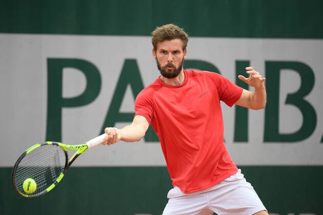 26.05.20121 Paris France, Tennis French Open Roland Garros 2021 v.l., Oscar Otte (GER) Foto: Antonio Borga