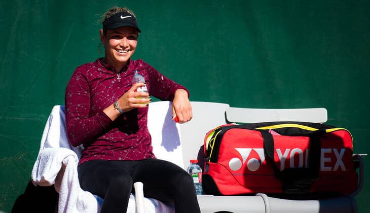 May 27, 2021: Donna Vekic of Croatia during practice ahead of the 2021 Roland Garros Grand Slam Tournament - ZUMAa181 20210527_zaa_a181_005 Copyright: xRobxPrangex