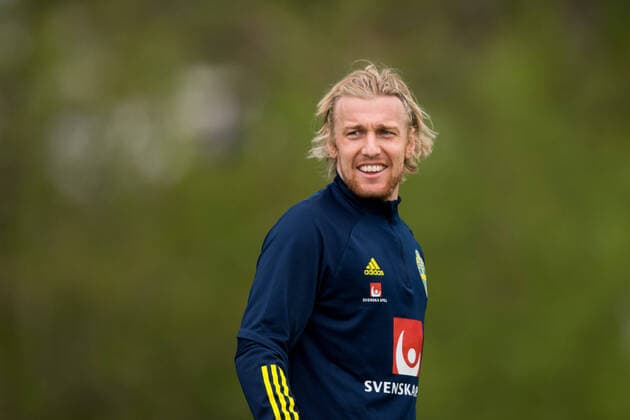 210527 Emil Forsberg during a training session with the Swedish national football team on May 27, 2021 in Bastad. Photo: Ludvig Thunman BILDBYRAN kod LT LT0171 fotboll football soccer fotball landskamp träning practice training sverige sweden sverige a bbeng *** 210527 Emil Forsberg during a training session with the Swedish national football team on May 27, 2021 in Bastad Photo Ludvig Thunman BILDBYRAN kod LT LT0171 fotboll football soccer fotball landskamp träning practice training sverige sweden sverige a bbeng,  Copyright: LUDVIGxTHUNMAN BB210527LT073