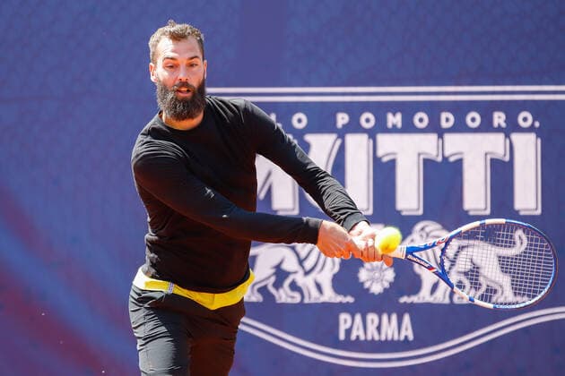 Benoit Paire during double tennis match ATP, Tennis Herren 250 during ATP 250 Emilia Romagna Open 2021, Tennis Internationals in Parma, Italy, May 27 2021  Copyright: xLiveMedia RobertaxCorradinx xIPAx xLiveMediax 0