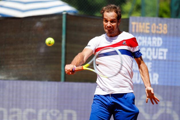 The french tennis player Richard Gasquet during ATP, Tennis Herren 250 Emilia-Romagna Open Mutti Cup during ATP 250 Emilia Romagna Open 2021, Tennis Internationals in Parma, Italy, May 27 2021  Copyright: xLiveMedia RobertaxCorradinx xIPAx xLiveMediax 0