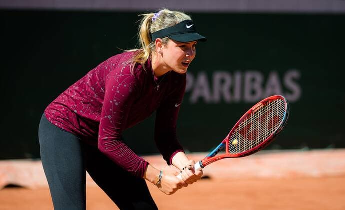 Mandatory Credit: Photo by Rob Prange Shutterstock (11975059q) Donna Vekic of Croatia during practice ahead of the 2021 Roland Garros Grand Slam Tournament French Open Tennis, Wednesday Previews, Roland Garros, Paris, France - 27 May 2021 French Open Tennis, Wednesday Previews, Roland Garros, Paris, France - 27 May 2021  Copyright: xRobxPrange Shutterstockx 11975059q