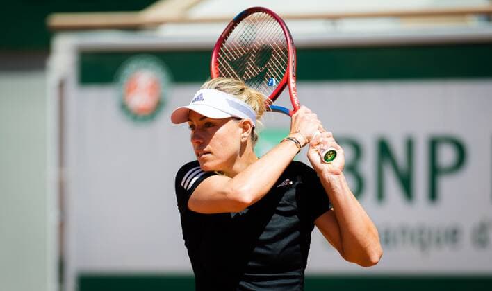 Mandatory Credit: Photo by Rob Prange Shutterstock (11975059at) Angelique Kerber of Germany during practice ahead of the 2021 Roland Garros Grand Slam Tournament French Open Tennis, Wednesday Previews, Roland Garros, Paris, France - 27 May 2021 French Open Tennis, Wednesday Previews, Roland Garros, Paris, France - 27 May 2021  Copyright: xRobxPrange Shutterstockx 11975059at