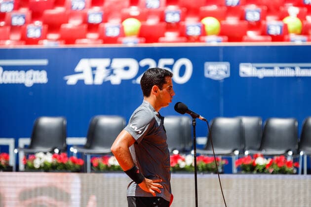 May 27, 2021, Parma, Italy: Parma, Italy, Montechiarugolo, May 27, 2021, The spanish tennis player Jaume Munar during ATP, Tennis Herren 250 Emilia-Romagna Open Mutti Cup during ATP 250 Emilia Romagna Open 2021 - Tennis Internationals Tennis Internationals - ATP 250 Emilia Romagna Open 2021, parma, Italy - ZUMAl164 20210527_zsa_l164_031 Copyright: xRobertaxCorradinx