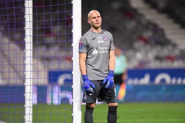 30 MAXIME DUPE (TOU) FOOTBALL : Toulouse vs Nantes - Barrage - Ligue 1 Uber Eats - 27 05 2021 FEP Panoramic 
