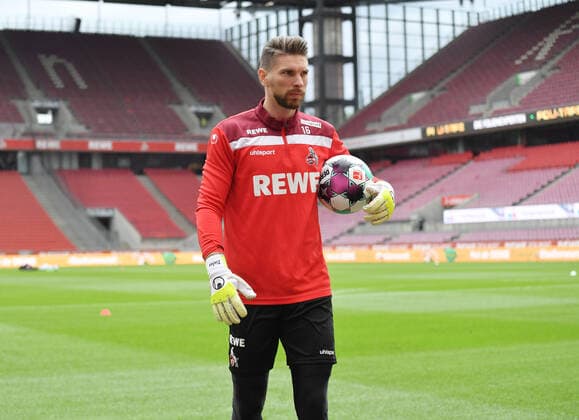 Torwart Ron Robert Zieler (1.FC Koeln) 22.05.2021, Fussball GER, Saison 2020 2021, 1. Bundesliga, 34. Spieltag, 1. FC Köln - FC Schalke 04 1:0, to: Maik Hölter TEAM2sportphoto