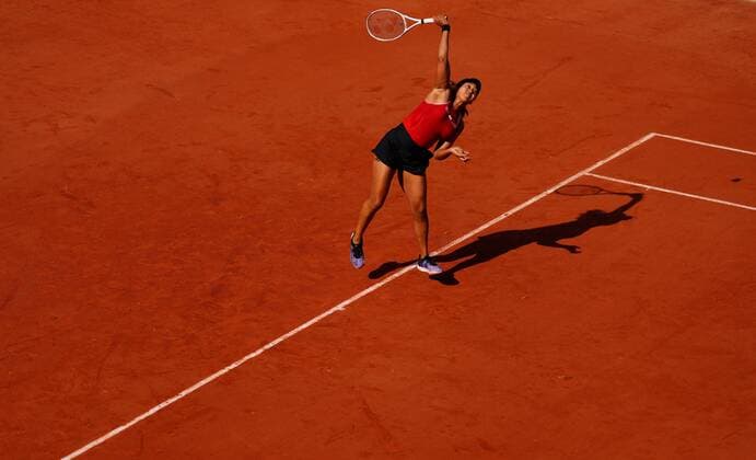Mandatory Credit: Photo by Javier Garcia BPI Shutterstock (11976928e) Naomi Osaka practices French Open Tennis, Friday Previews, Roland Garros, Paris, France - 28 May 2021 French Open Tennis, Friday Previews, Roland Garros, Paris, France - 28 May 2021  Copyright: xJavierxGarcia BPI Shutterstockx 11976928e
