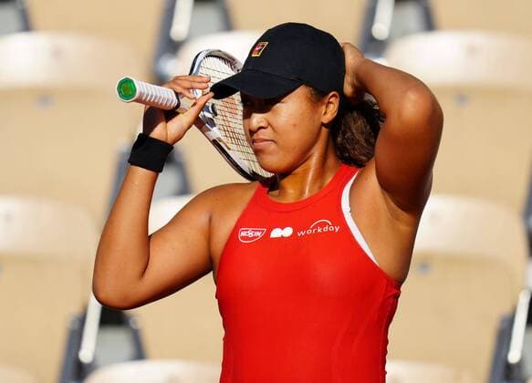 Mandatory Credit: Photo by Javier Garcia BPI Shutterstock (11976928q) Naomi Osaka practices French Open Tennis, Friday Previews, Roland Garros, Paris, France - 28 May 2021 French Open Tennis, Friday Previews, Roland Garros, Paris, France - 28 May 2021  Copyright: xJavierxGarcia BPI Shutterstockx 11976928q
