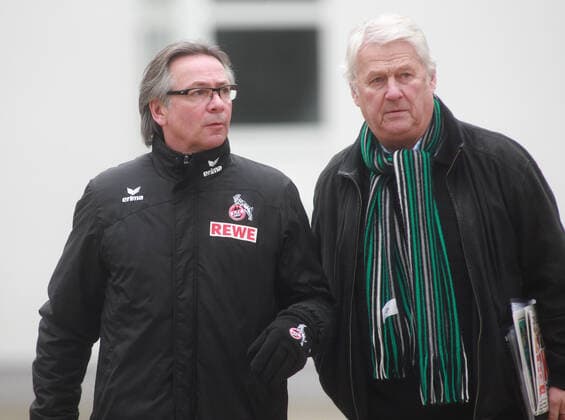 Training 1.FC Köln U21, U 21 Trainer Stephan Engels (l) + Max Lorenz (r)