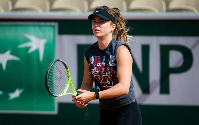 Mandatory Credit: Photo by Rob Prange Shutterstock (11976922bu) Elina Svitolina of the Ukraine during practicee ahead of the 2021 Roland Garros Grand Slam Tournament French Open Tennis, Friday Previews, Roland Garros, Paris, France - 28 May 2021 French Open Tennis, Friday Previews, Roland Garros, Paris, France - 28 May 2021  Copyright: xRobxPrange Shutterstockx 11976922bu